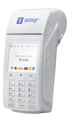 Maquininha SumUp Total em destaque